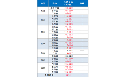 【正典生物特约-今日猪价】2022.8.25 全国猪价大面积上涨